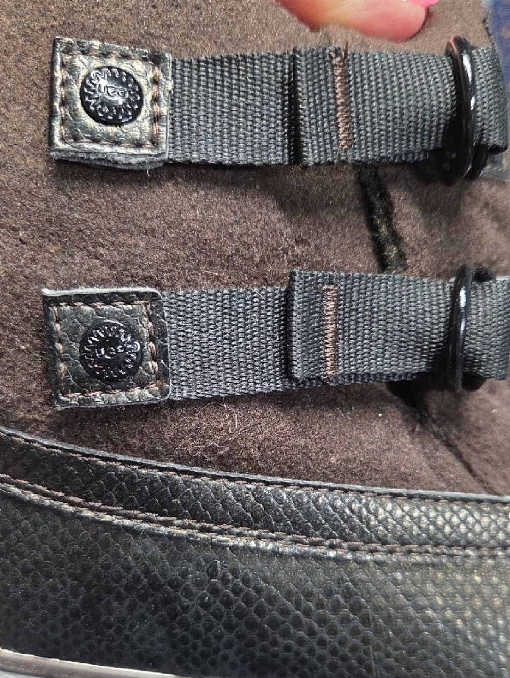 UGG Brown Waterproof Women's Ankle Boots - Picture 3 of 8